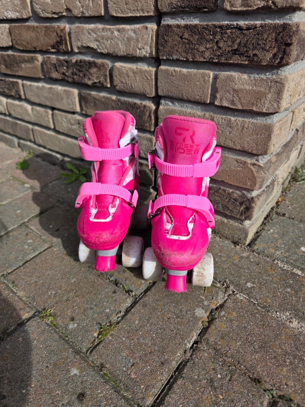Roze verstelbare rolschaatsen voor kinderen (maat 27-30), Kinderen en Baby's, Ophalen, Verstelbaar, Gebruikt, Kinderen