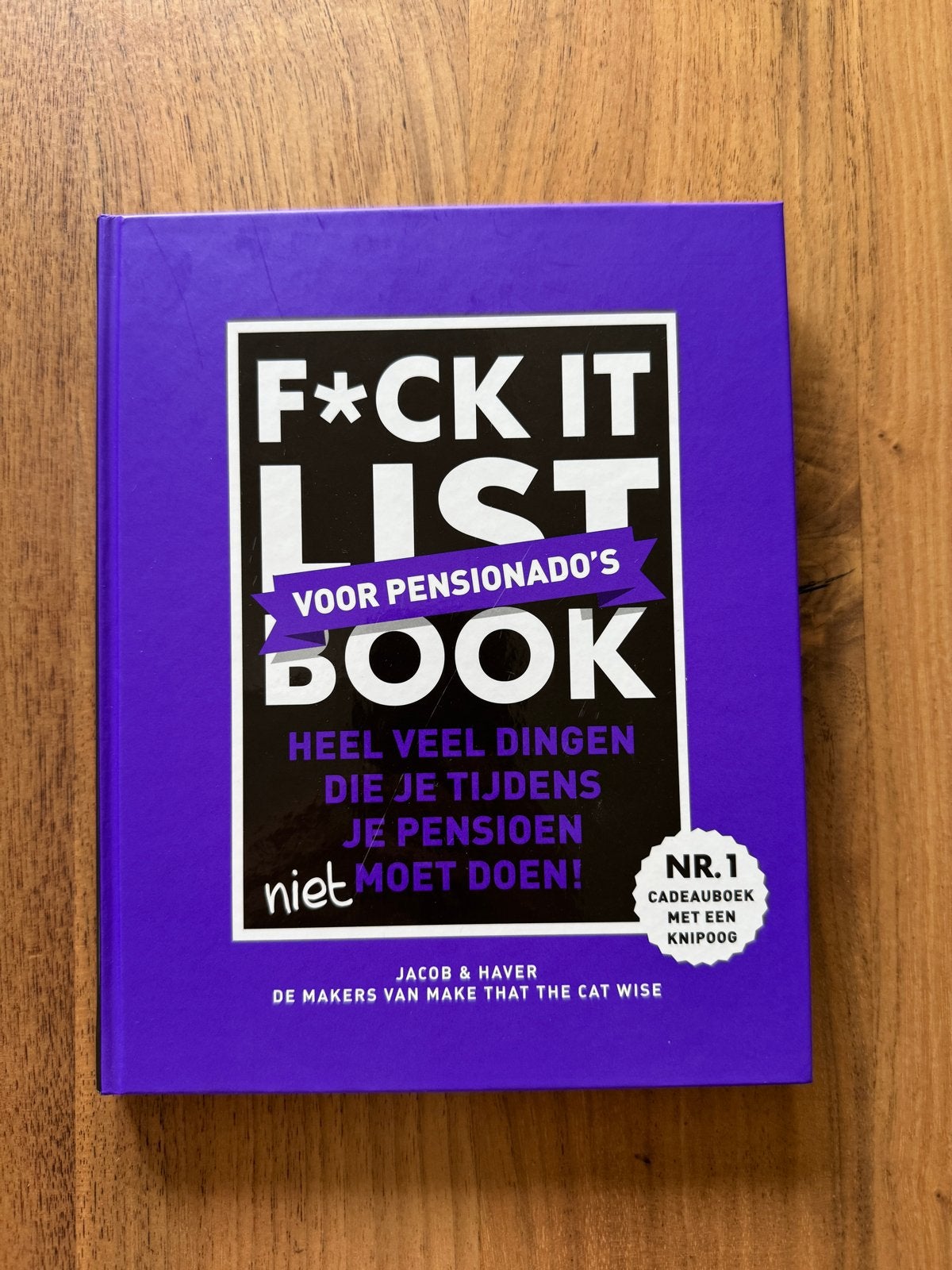 F*ck It List Book voor Pensionado's - Cadeauboek, Ophalen of Verzenden, Nieuw, Nederland