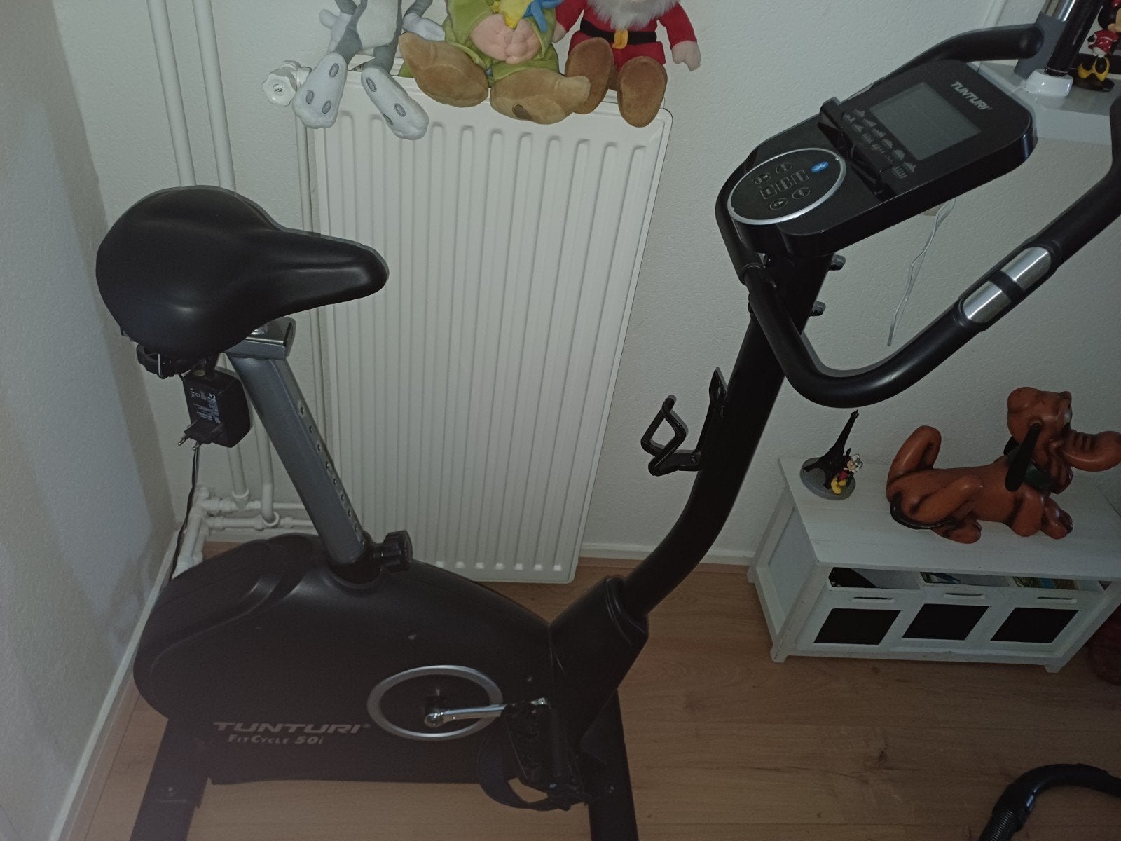 Tunturi FitCycle 50i Hometrainer - Nieuwstaat, Sport en Fitness, Fitnessapparatuur, Ophalen, Zo goed als nieuw, Metaal, Benen