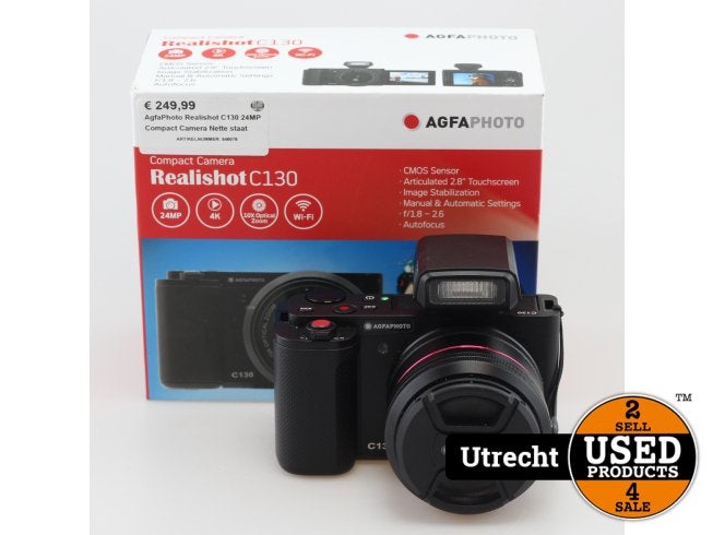 AgfaPhoto Realishot C130 24MP Compact Camera Nette staat, Flex Ltd., Zo goed als nieuw, https://flex.com/contact-us, Nobelstraat 10, 5807 GA Oostrum LB, Limburg, Nederland