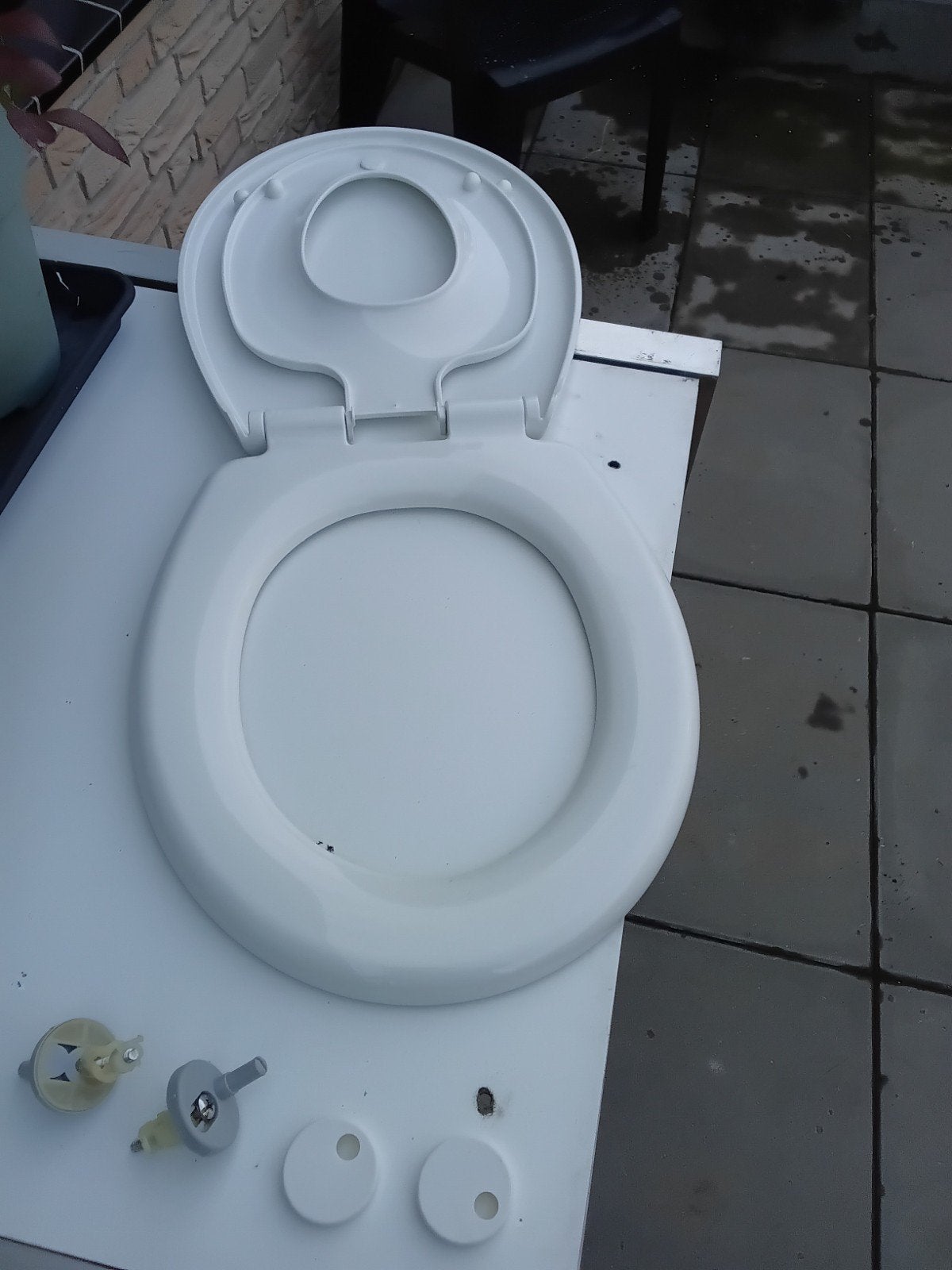 WC bril met kleine bril om de peuters op het toilet te leren, Ophalen of Verzenden