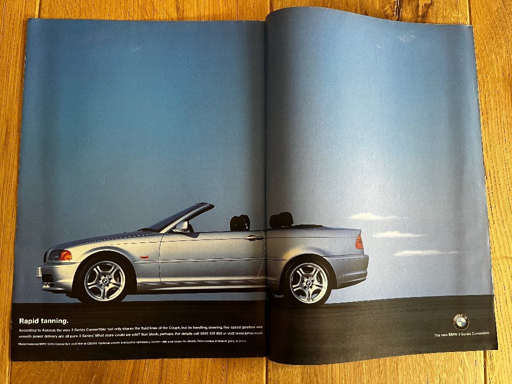 BMW 3-serie cabriolet originele advertentie, Ophalen of Verzenden, Gelezen, BMW