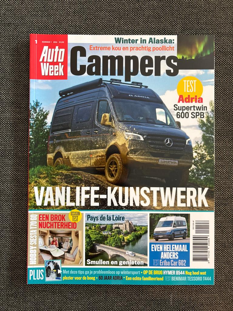Adria Supertwin 600 SPB: Vanlife Kunstwerk, Ophalen of Verzenden, Nieuw