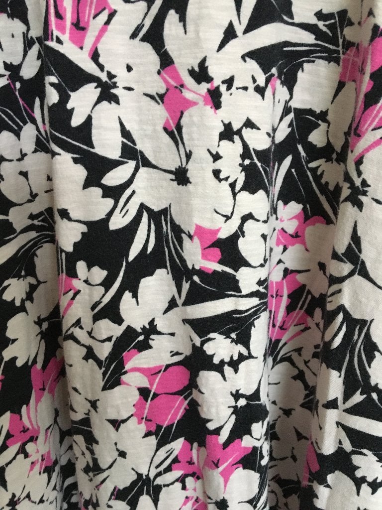 Ulla Popken 100% katoen jersey A-line jurk maat 52/54, Meerkleurig, Maat 46/48 (XL) of groter, Ulla Popken, Ophalen of Verzenden