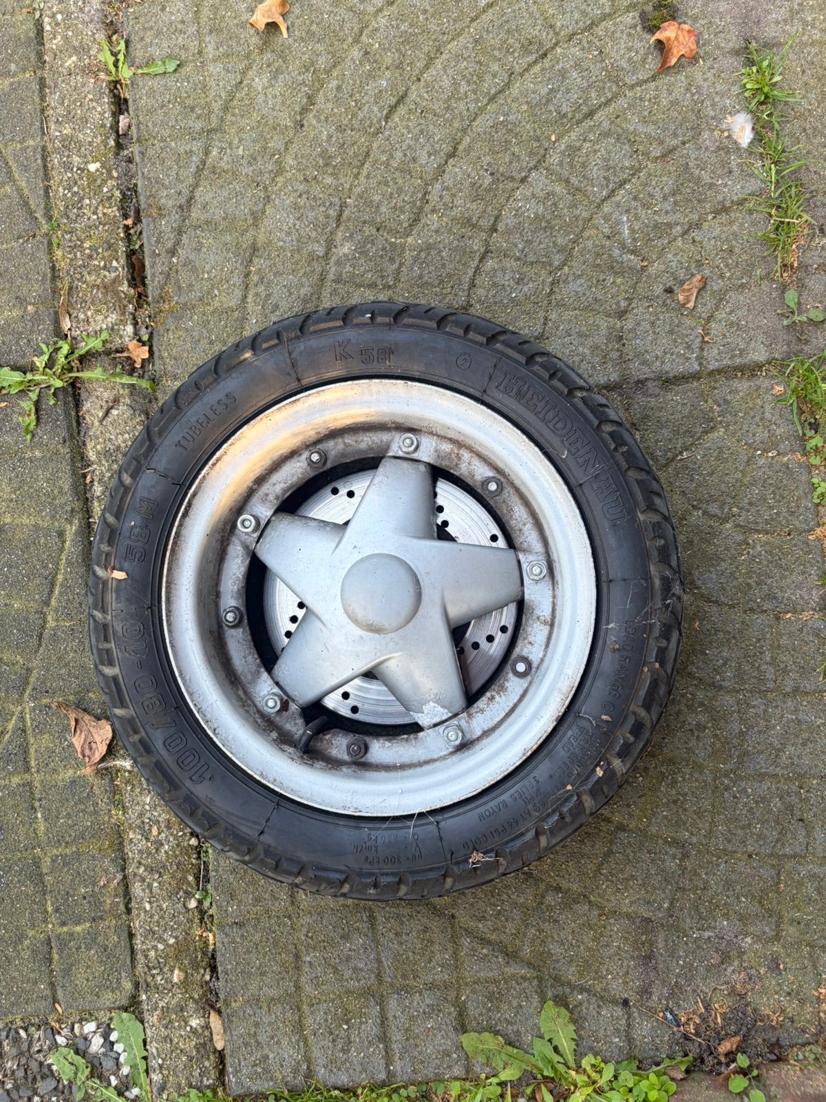 piaggio skipper / quartz voor velg, Ophalen