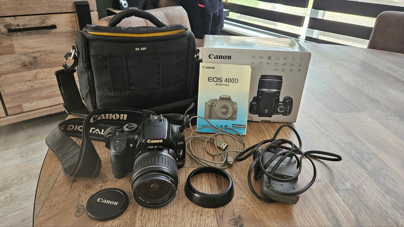 Canon EOS 400D, Ophalen, Canon, Geen optische zoom