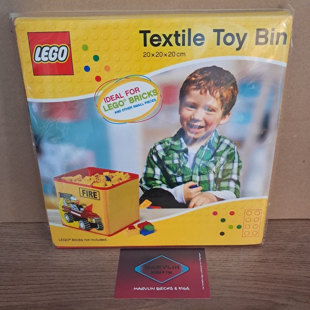 Lego CITY opberg box textiel "brandweer" (sealed / nieuw), City, Lego, Accessoire, Nieuw