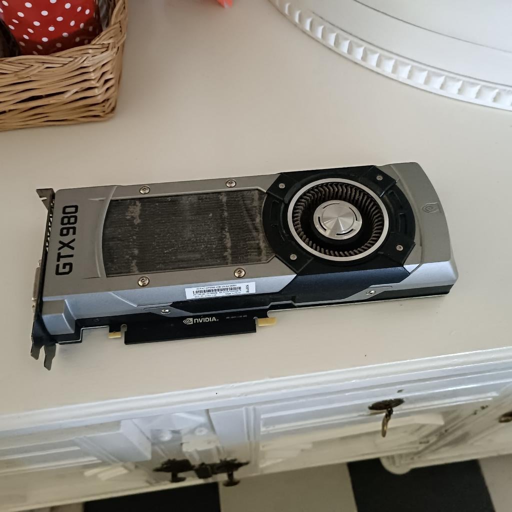 NVIDIA GeForce GTX 980 - Perfect werkende GPU, Computers en Software, Videokaarten, PCI-Express 3, Gebruikt, HDMI, Ophalen of Verzenden