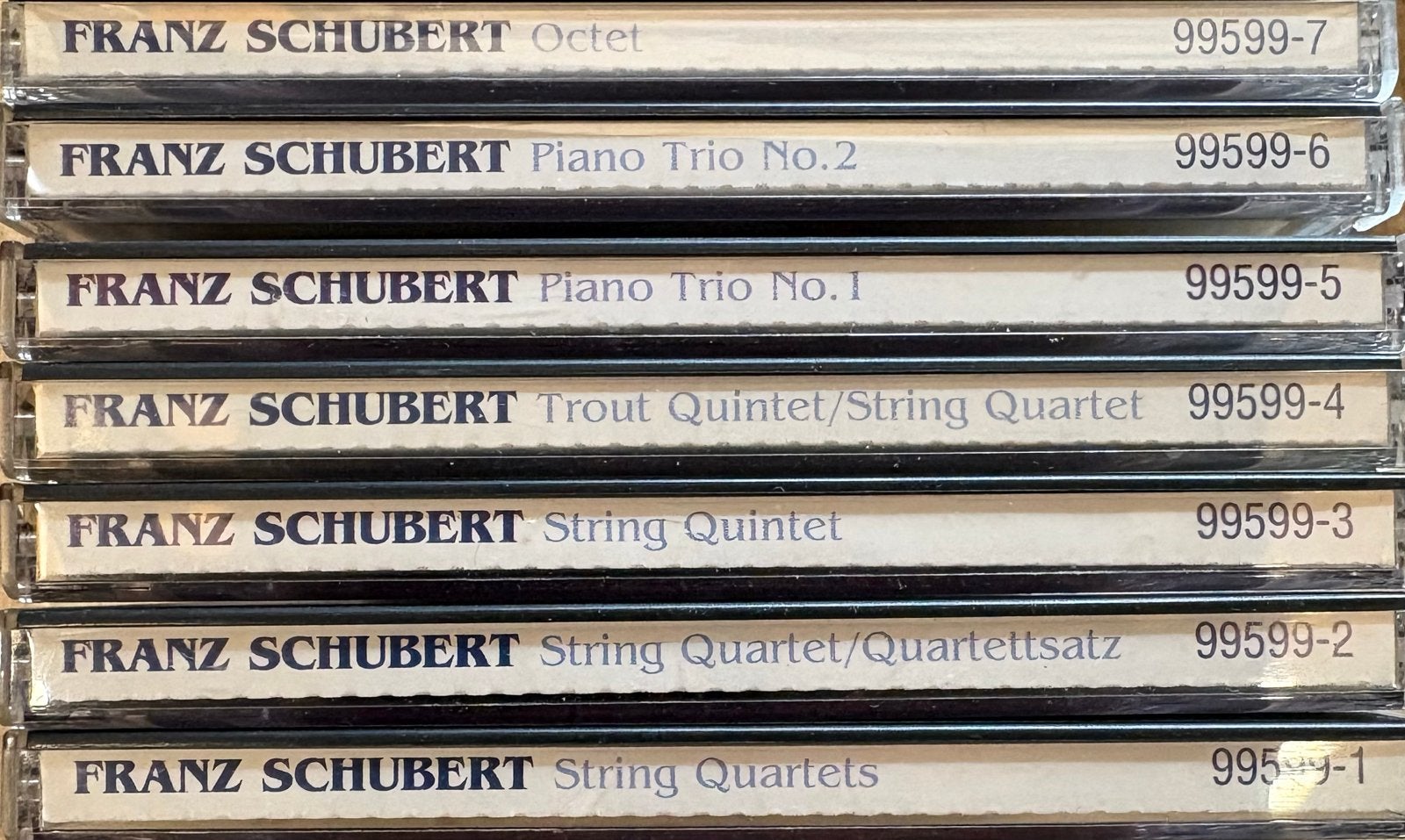 Franz Schubert CD collectie - 7 klassieke albums, Kamermuziek, Schubert, Ophalen of Verzenden, Zo goed als nieuw