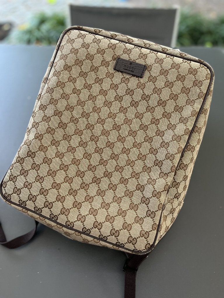 Gucci GG Supreme Backpack – Nieuwstaat - Inclusief bon, Ophalen of Verzenden, Zo goed als nieuw, Overige merken