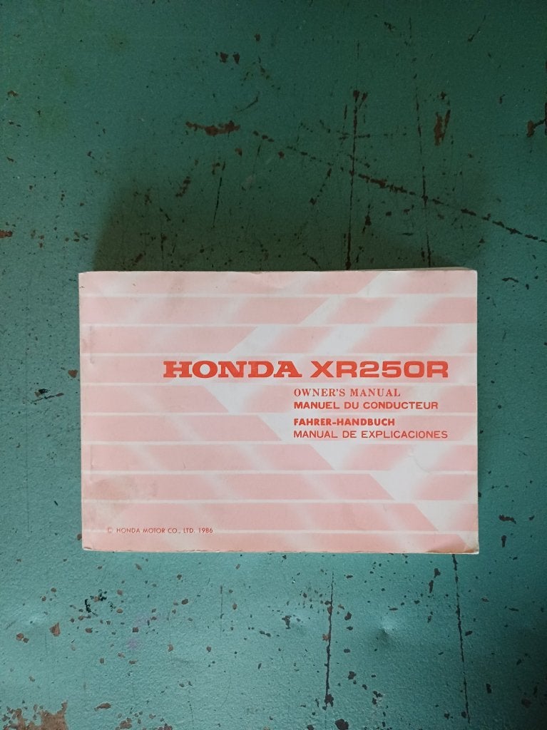 HONDA CB250RS DE-LUXE CB250RS handboek owner’s manual ORIG., Ophalen of Verzenden, Honda