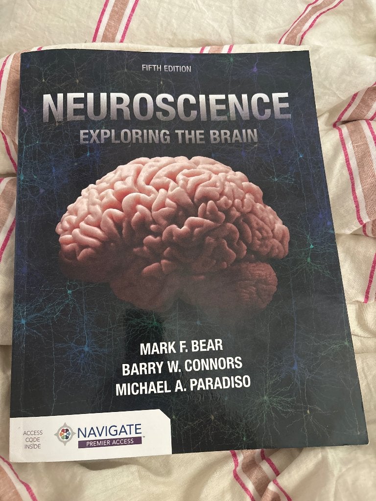 Studieboek: neuroscience exploring the brain, Ophalen, Beta, Gelezen, WO
