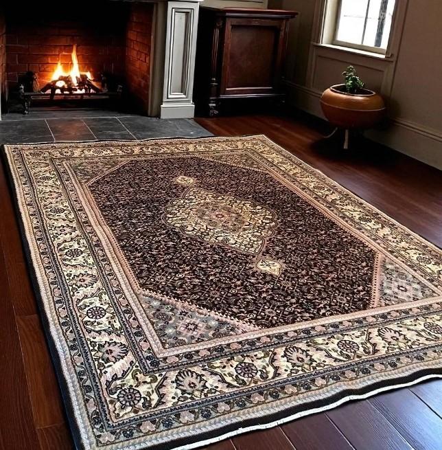 Perzisch tapijt handgeknoopt Bidjar Oosters vloerkleed wol, 200 cm of meer, Ophalen of Verzenden, 200 cm of meer, Rechthoekig