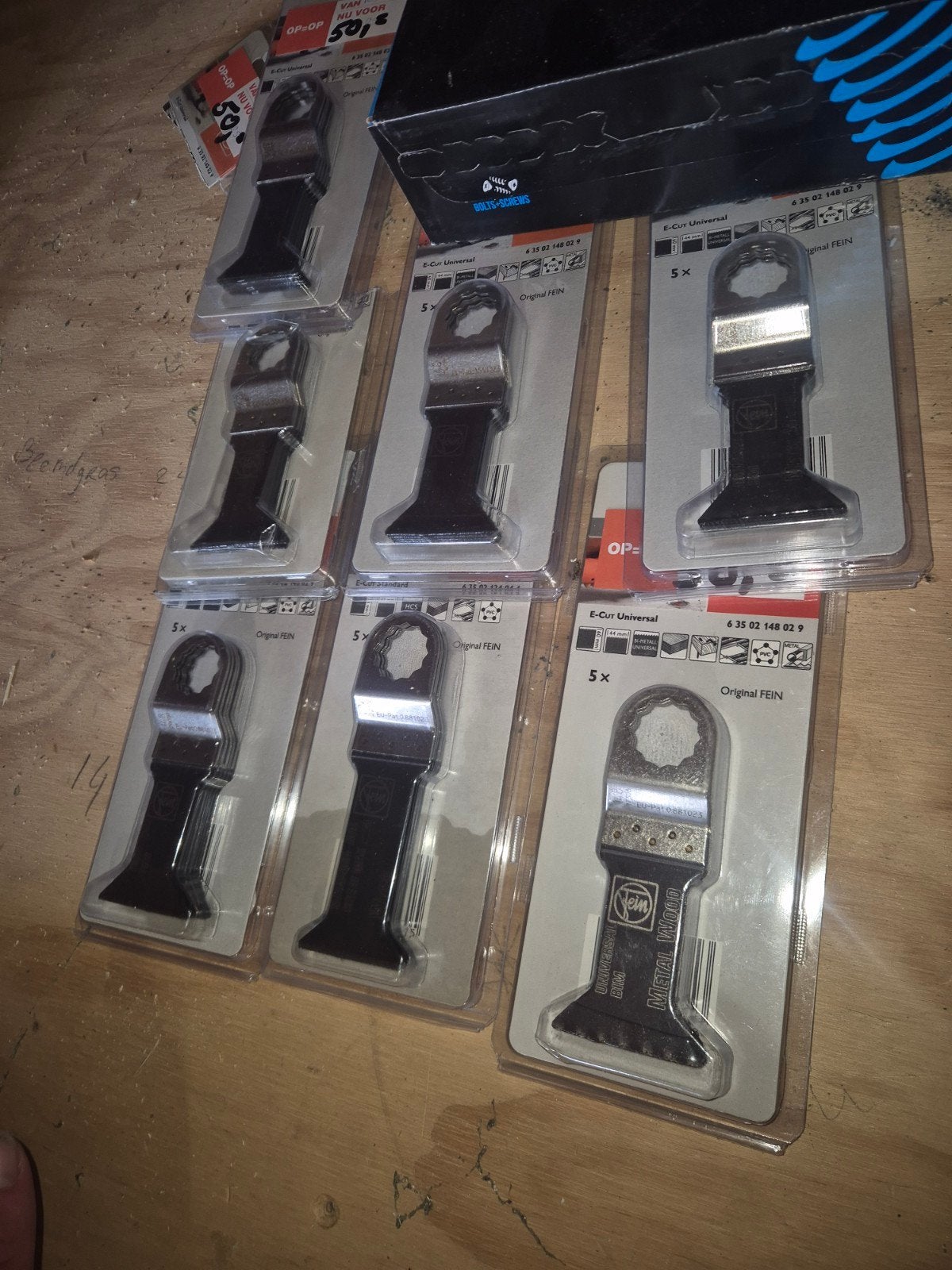 Fein E-Cut Universal zaagbladen - 5 stuks per verpakking, Ophalen of Verzenden, Nieuw