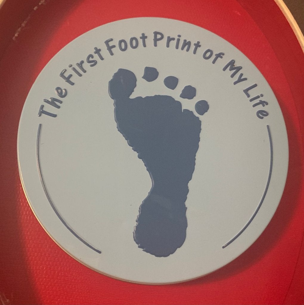 Baby's eerste hand-voetafdruk Klei afdruk jongen Kraamcadeau, Ophalen of Verzenden, Nieuw, Kraamcadeau