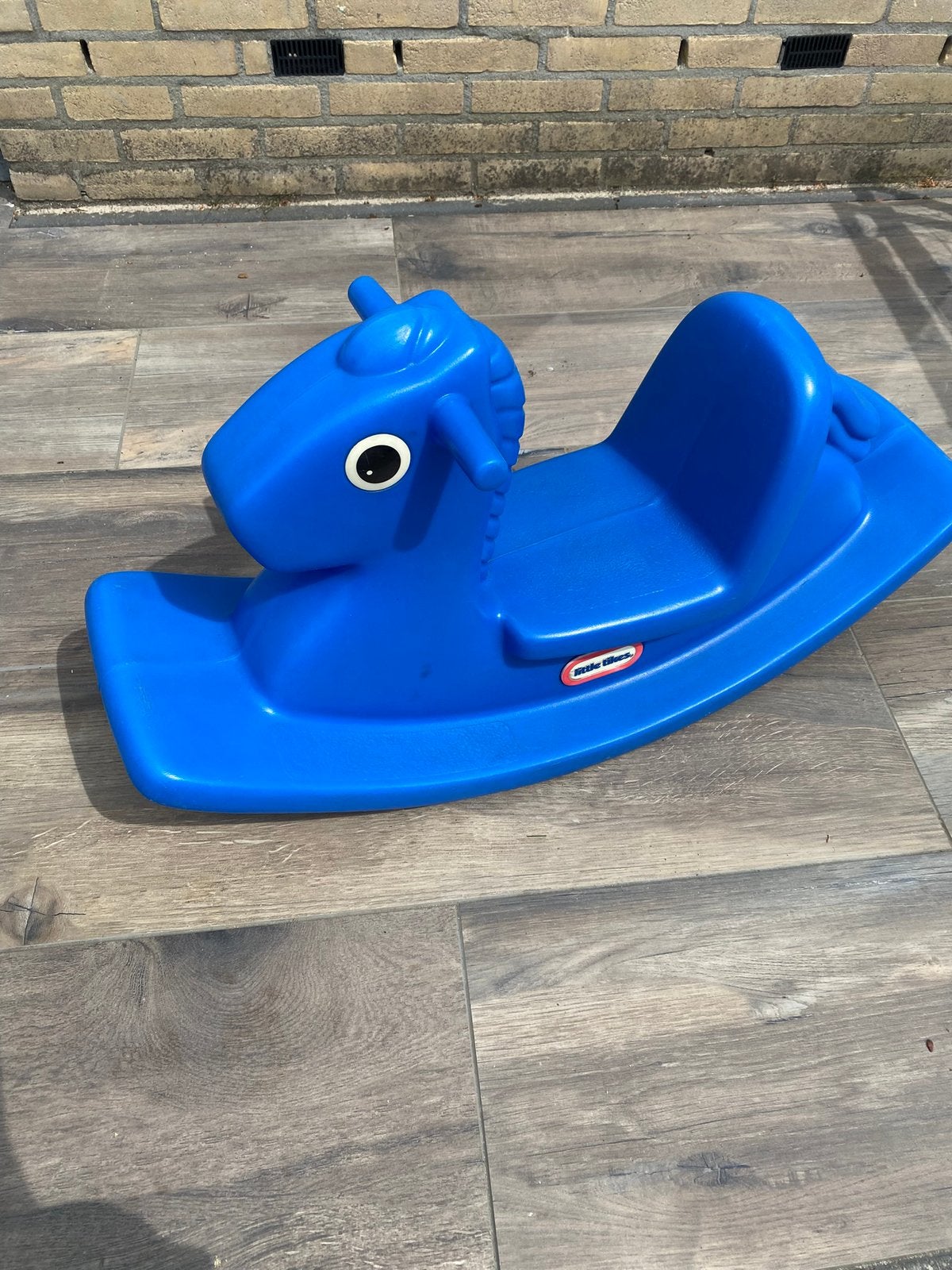 Hobbelpaard blauw, Ophalen, Zo goed als nieuw