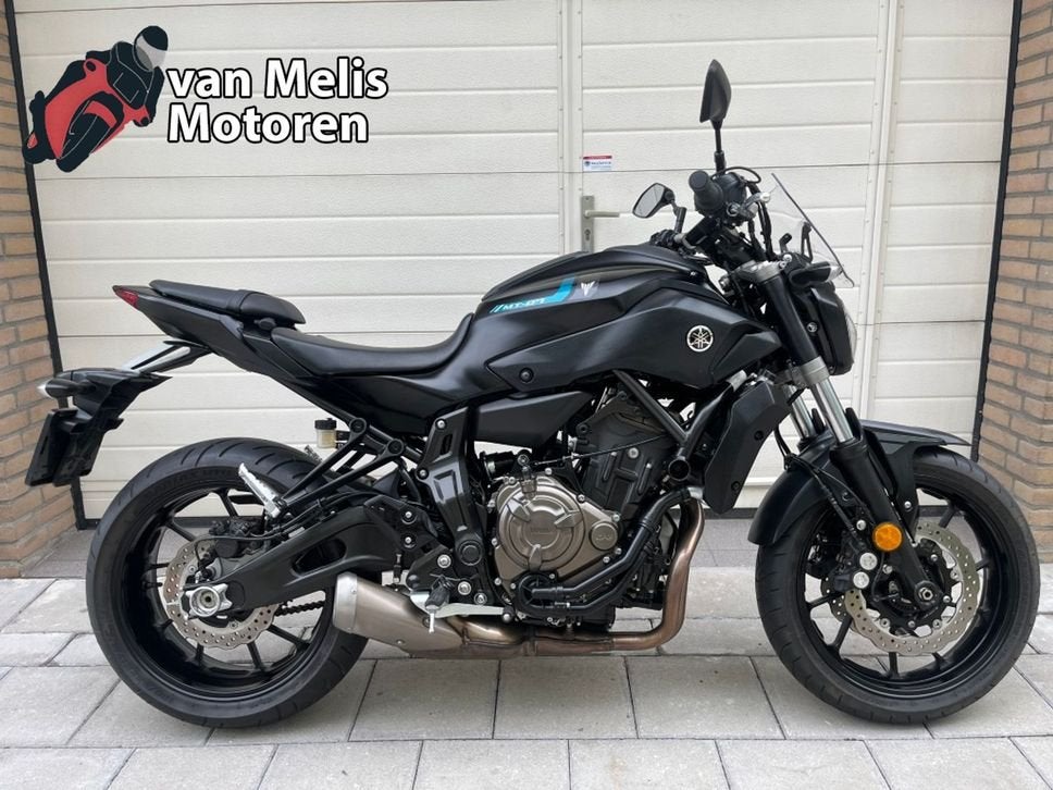 YAMAHA MT 07 ABS (bj 2017), 2 cilinders, Motorrijbewijs A, Bedrijf, Onbekend