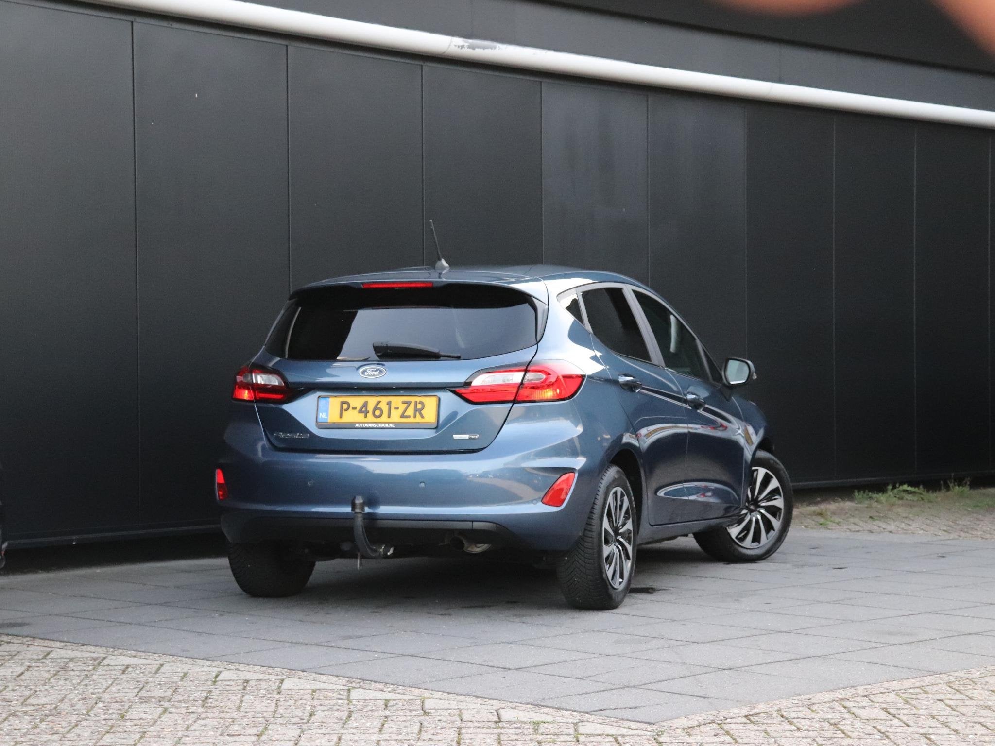 Ford Fiesta 1.0 EcoBoost Hybrid Titanium | AUT. | TREKHAAK |, Euro 6, Blauw, Origineel Nederlands, Bedrijf
