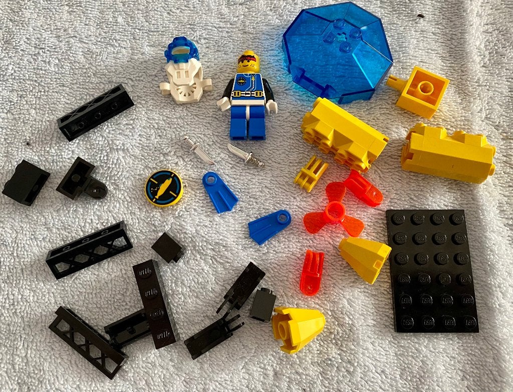 LEGO Aquazone 6125 Sea Sprint 9 (compleet), Overige thema's, Lego, Ophalen of Verzenden, Zo goed als nieuw