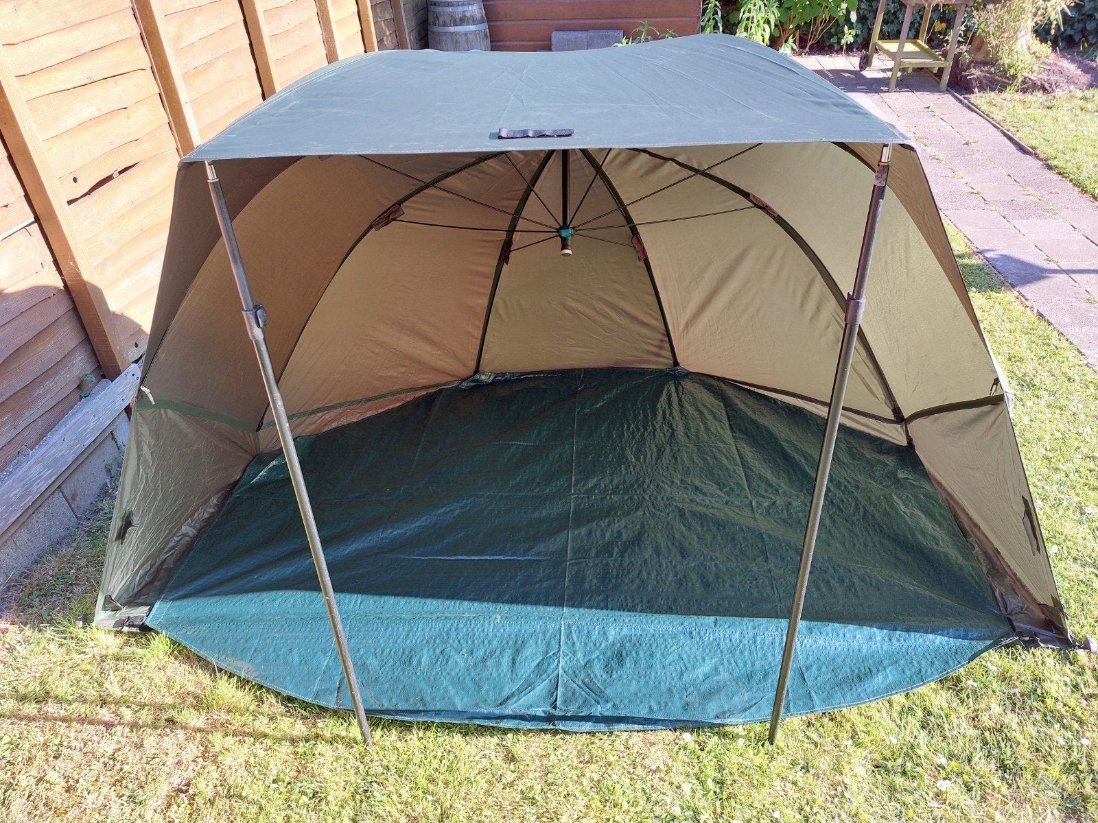 NIEUWE Diawa brolly/paraplu Mission Overnighter 250x150, Watersport en Boten, Ophalen, Nieuw