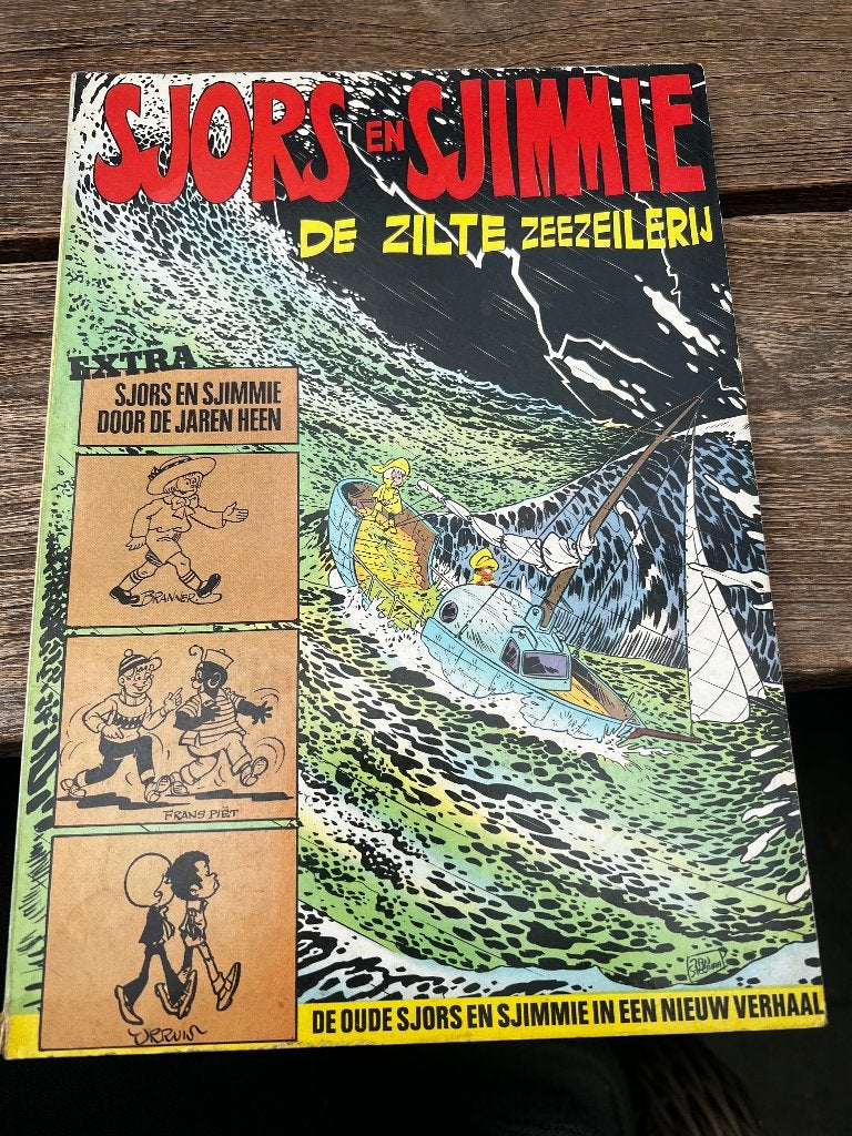 Sjors en Sjimmie - de Zilte Zeezeilerij, Boeken, Stripboeken, Gelezen, Eén stripboek, Ophalen of Verzenden, Frans Piët