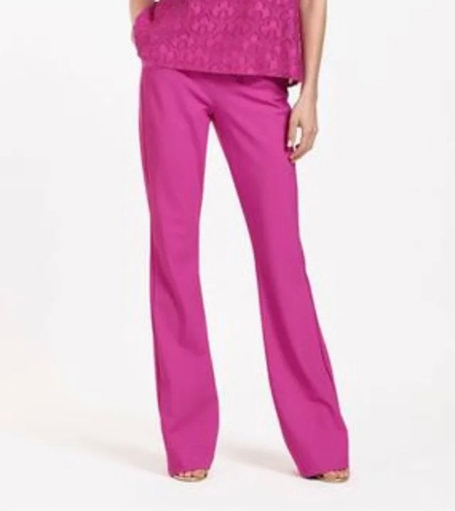 Studio Anneloes flared bonded trousers LONG travelstof mt M, Kleding | Dames, Maat 38/40 (M), Ophalen of Verzenden, Zo goed als nieuw