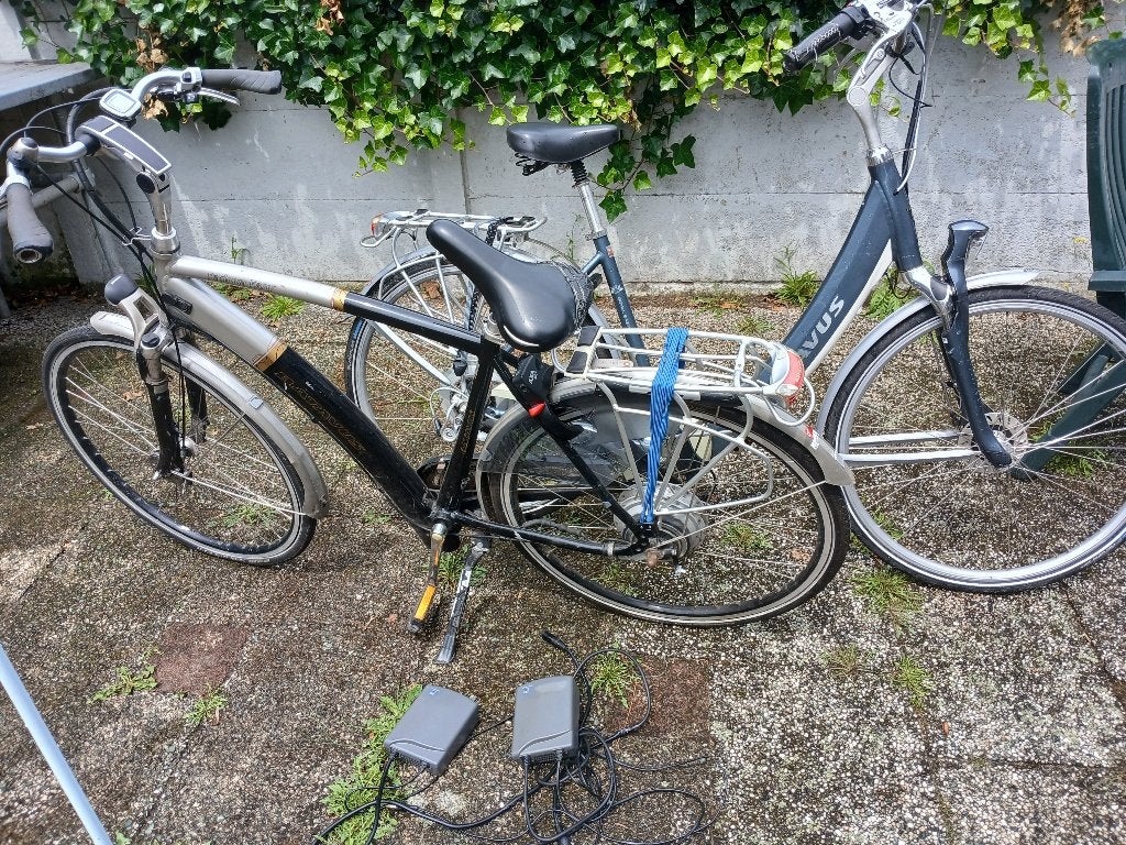Twee Elektrische fietsen, Ophalen, Gebruikt, 50 km per accu of meer, Batavus
