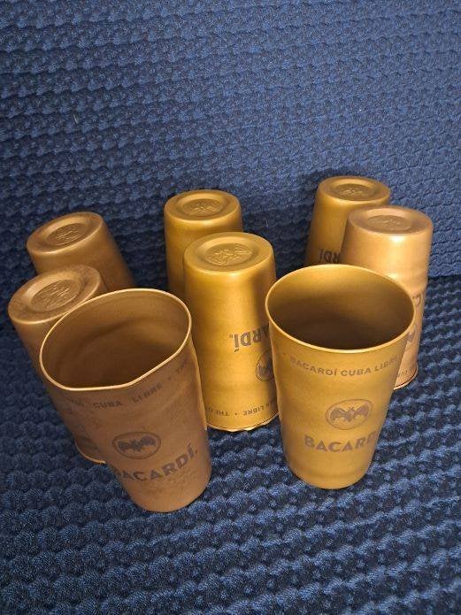 8 bekers van barcardi cubra libre 18 cm hoog, Verzamelen, Ophalen of Verzenden, Nieuw