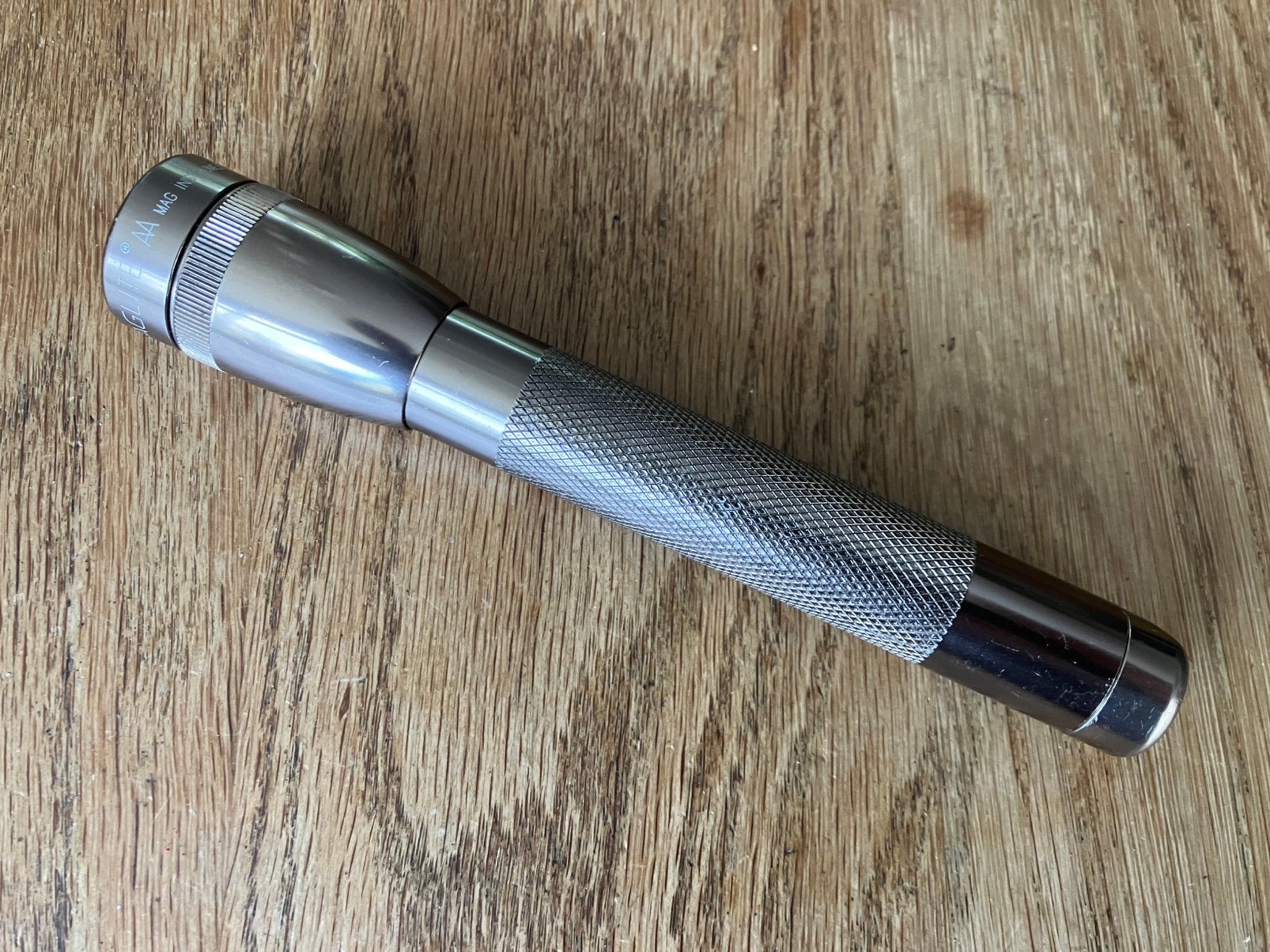 Mini Maglite zaklamp, Caravans en Kamperen, Ophalen, Zo goed als nieuw, Batterij