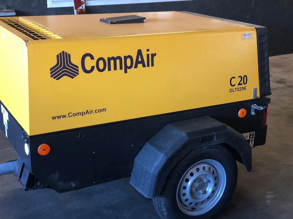 CompAir C 20. Dieselcompressor, Ophalen