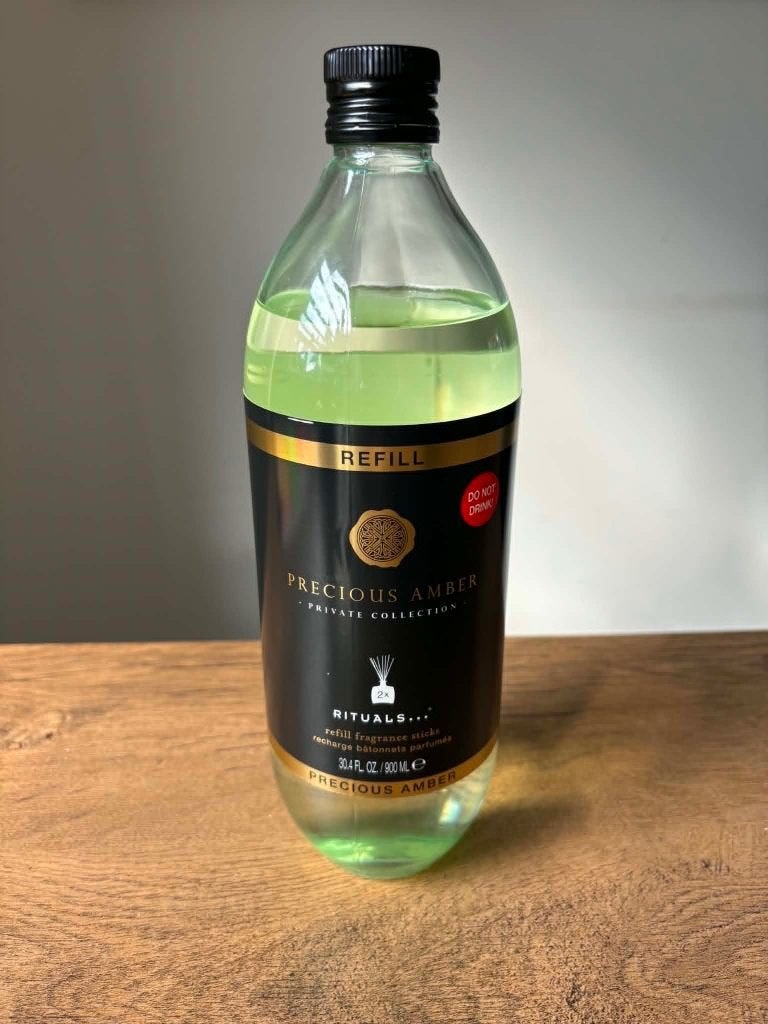 Rituals Precious Amber Geurstokjes Navulling 900 ml., Ophalen of Verzenden, Nieuw