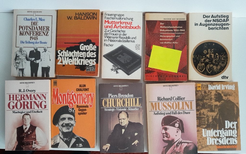 Boeken Tweede wereldoorlog 10 titels in Duitse taal, Ophalen of Verzenden, Algemeen, Tweede Wereldoorlog, Gelezen