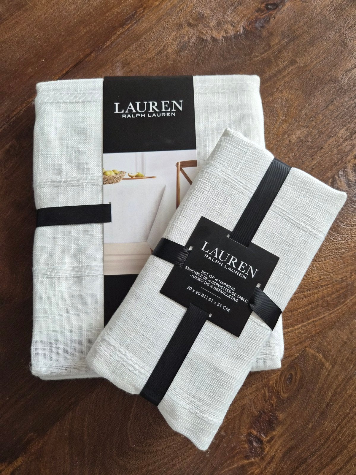 Ralph lauren home tafellinnen set nieuw, Overige merken, Wit, Tafelkleed of Tafelzeil, Nieuw