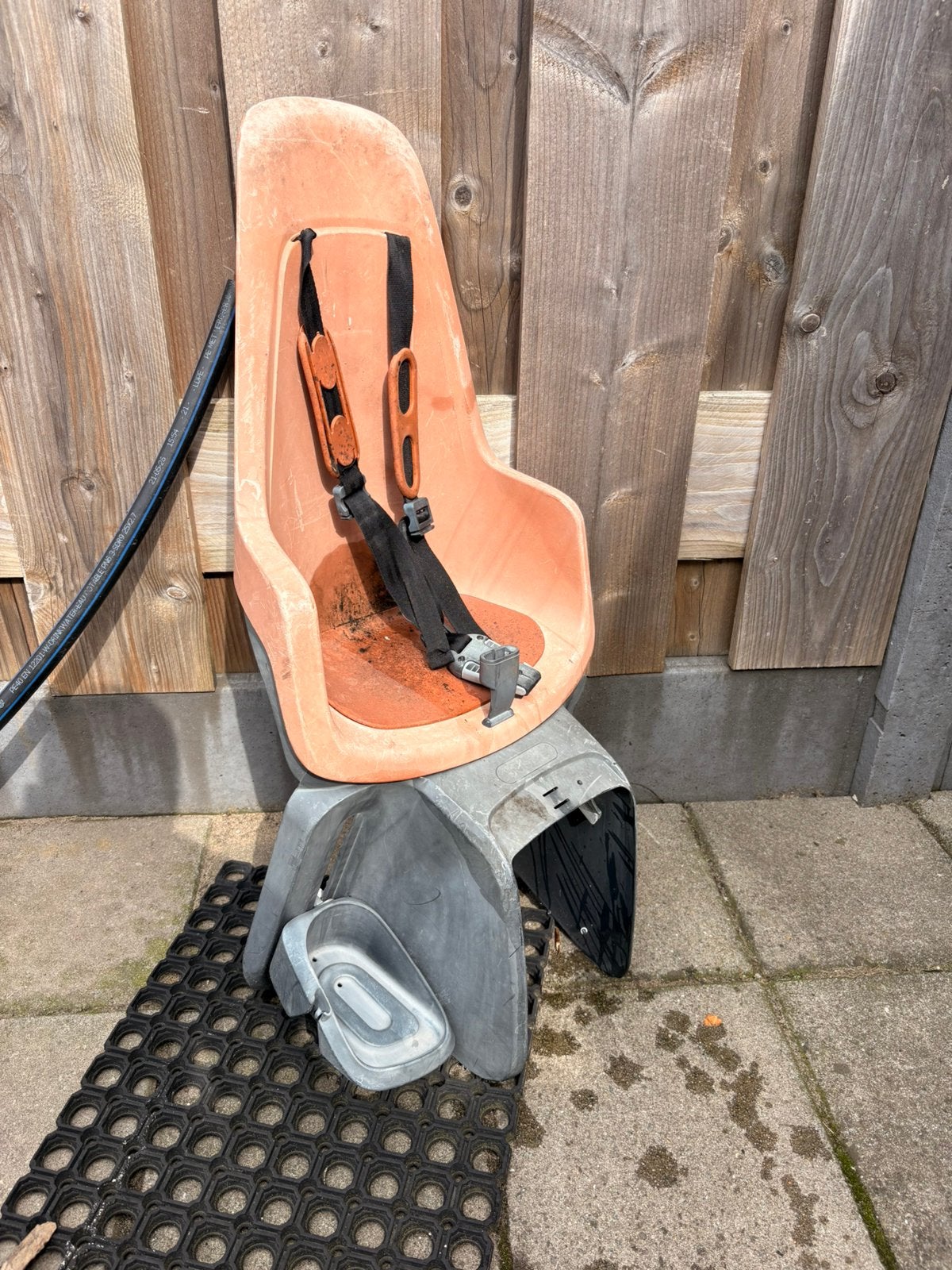 Kinder fiets stoel, Ophalen, Gebruikt, Achterzitje, Voetsteuntjes