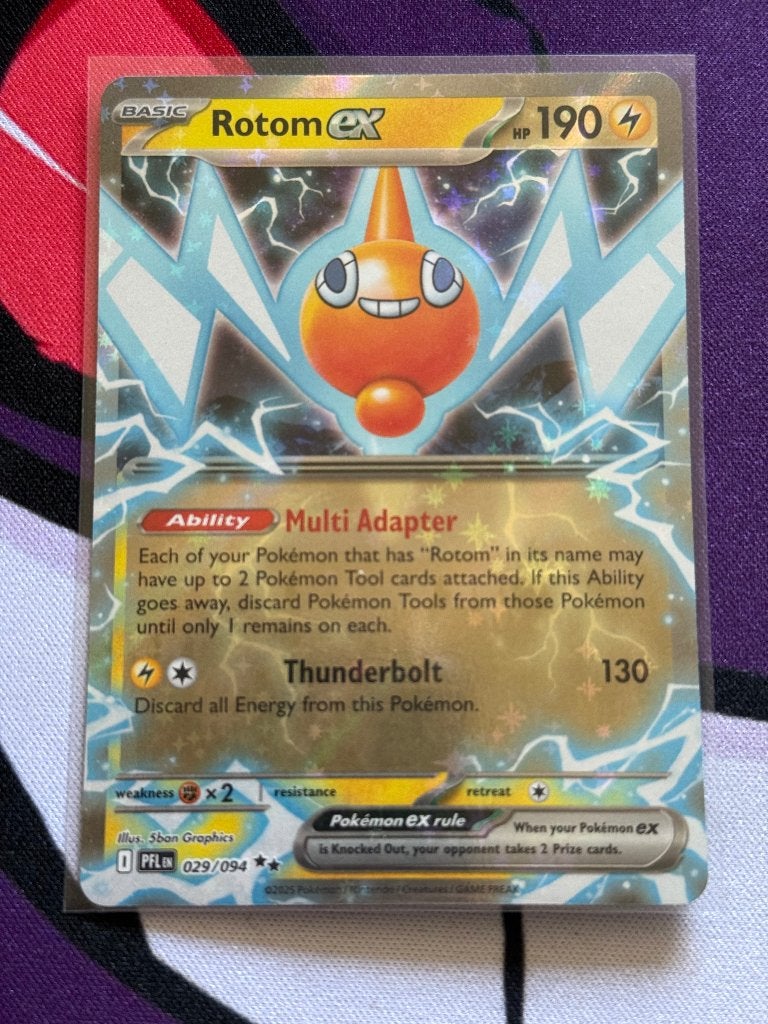 Pokemon rotom ex 29/94, Verzenden, Nieuw, Losse kaart, Foil