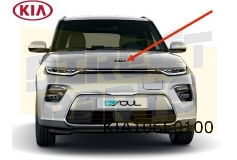 Kia e-Soul embleem motorkap logo ''Kia'' Origineel! 86320B20, Kia, -, Verzenden, -