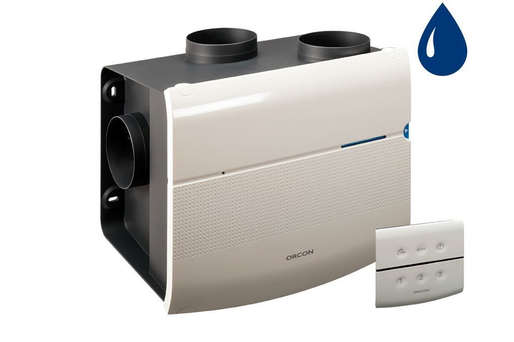 Orcon woonhuisventilator met RFbediening/vochtsensor 600m3/h, Ophalen of Verzenden, Nieuw, Afzuiger