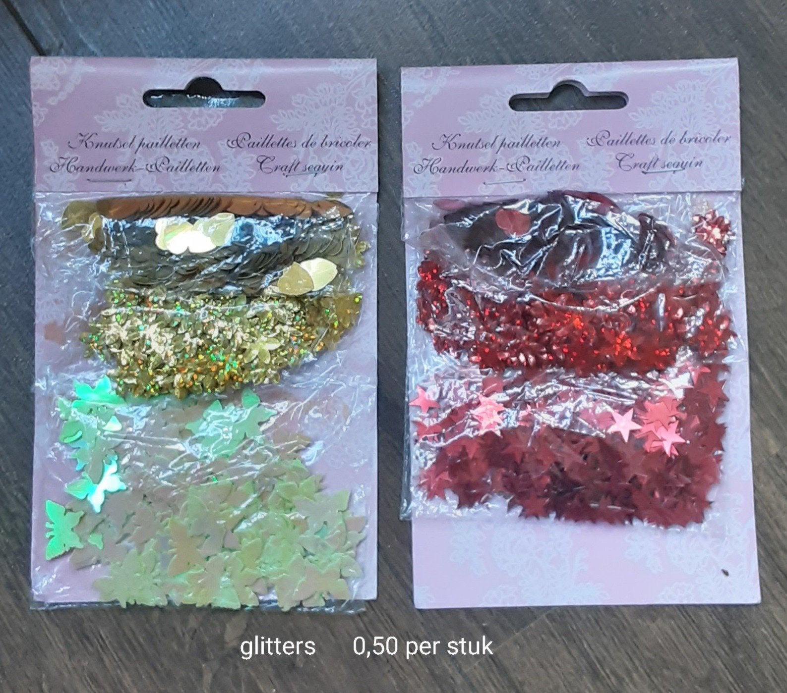 glitters, Ophalen of Verzenden