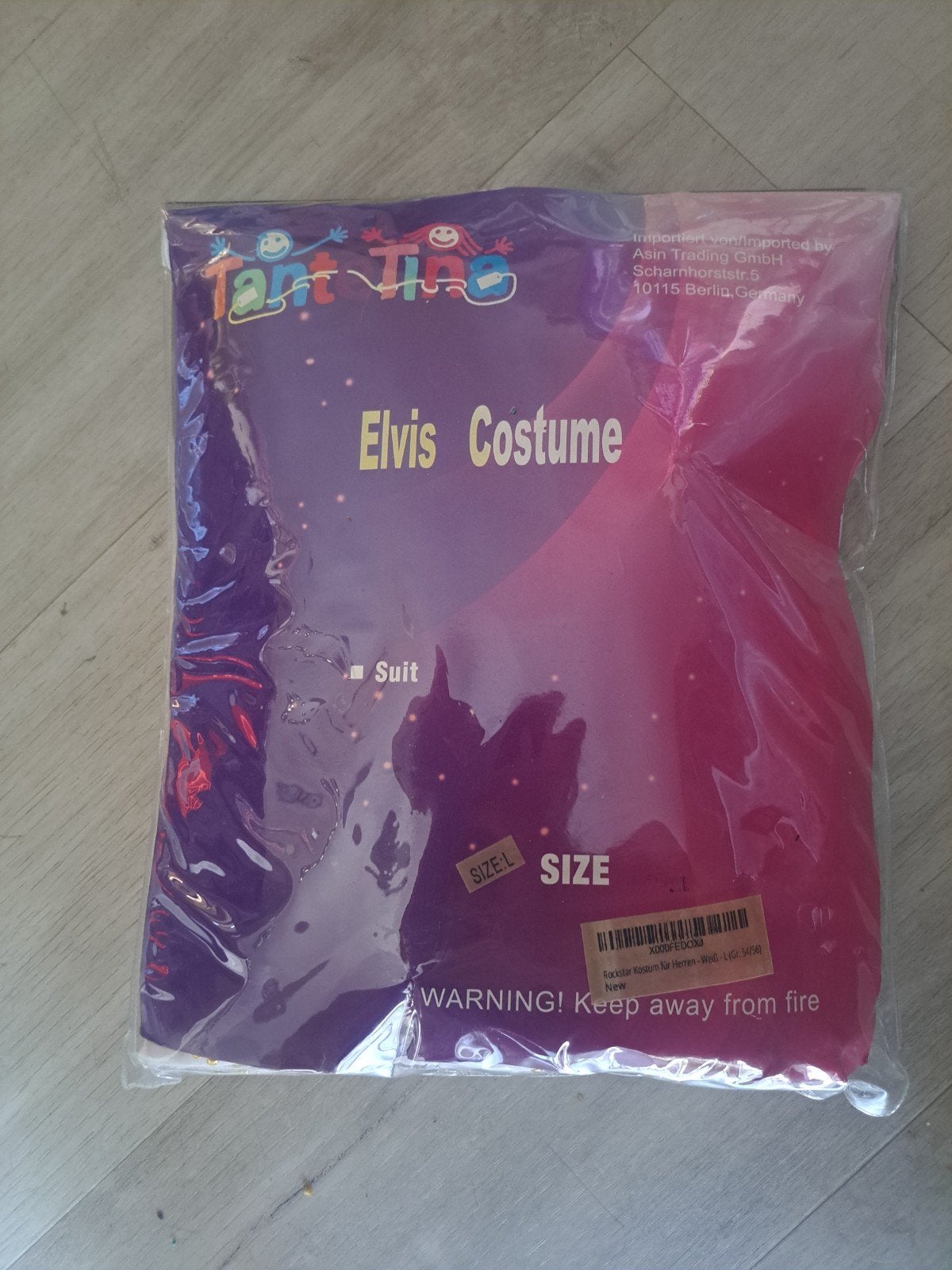 Elvis Kostuum Maat L - Nieuw in verpakking, Ophalen of Verzenden, Nieuw, Pak of Jurk