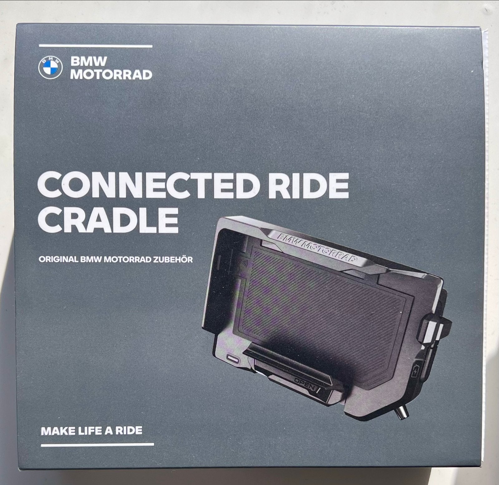 BMW ConnectedRide Cradle Telefoonhouder Motor, Ophalen of Verzenden, Zo goed als nieuw, Motor