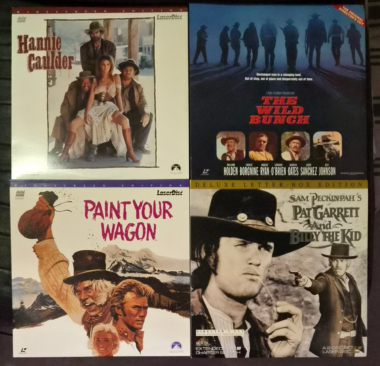7 westerns op Laserdisc, Engels, Alle leeftijden, Overige genres, Ophalen of Verzenden