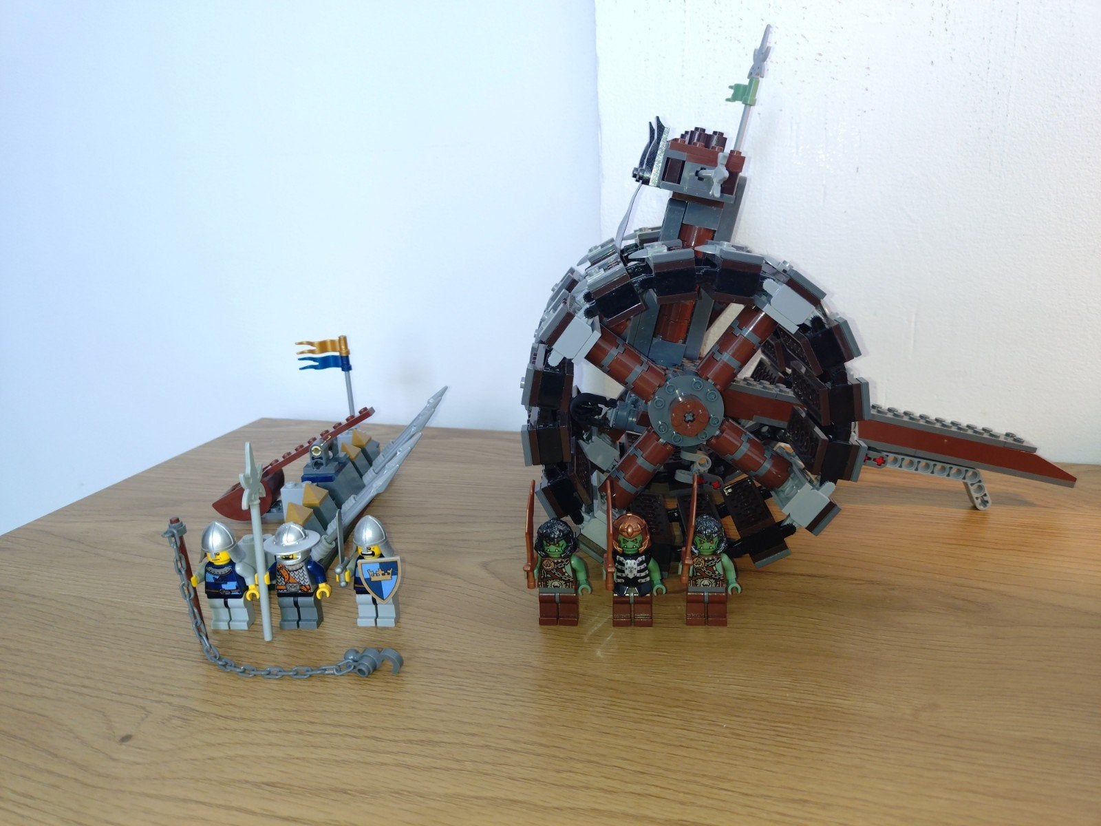LEGO CASTLE SET 7041 TROLL BATTLE WHEEL, Lego, Ophalen of Verzenden, Castle, Complete set