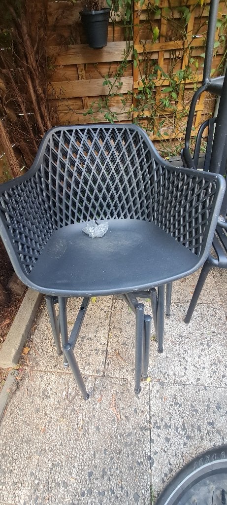 Patio Chairs set of 4, Ophalen, Stapelbaar