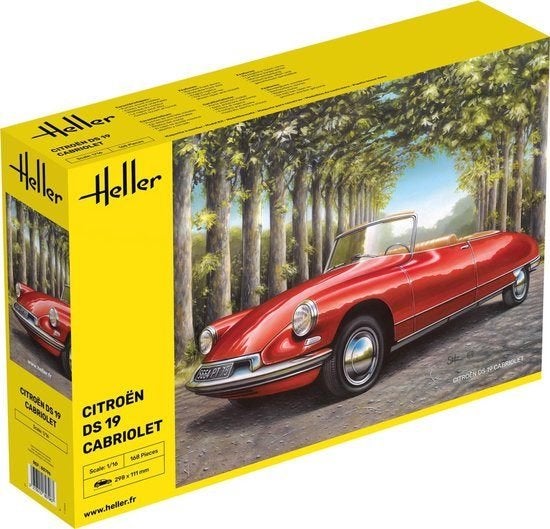 Citroën DS 19 Cabriolet, 1/16, Heller, Auto, Groter dan 1:32, Nieuw, Ophalen of Verzenden