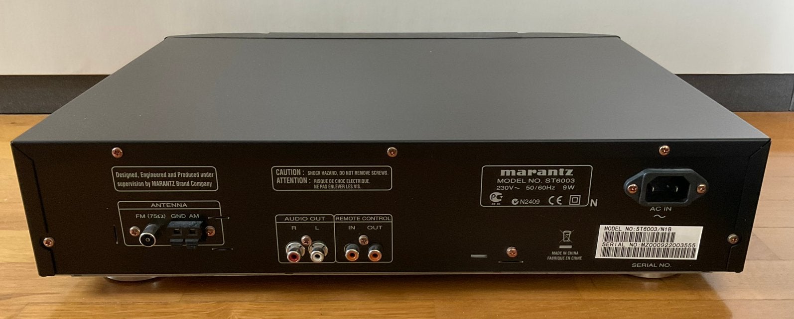 Hoogwaardige FM/AM stereo tuner Marantz ST6003/N1B, Ophalen of Verzenden, Zo goed als nieuw