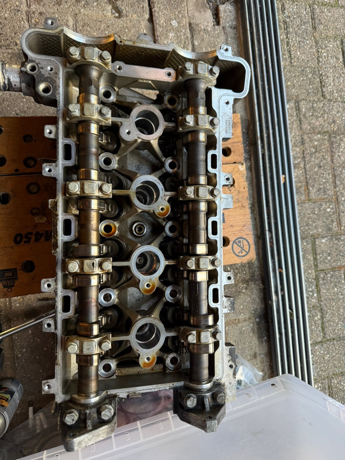 Saab 9-3 B207 cilinderkop voor onderdelen of reparatie, Ophalen, Saab