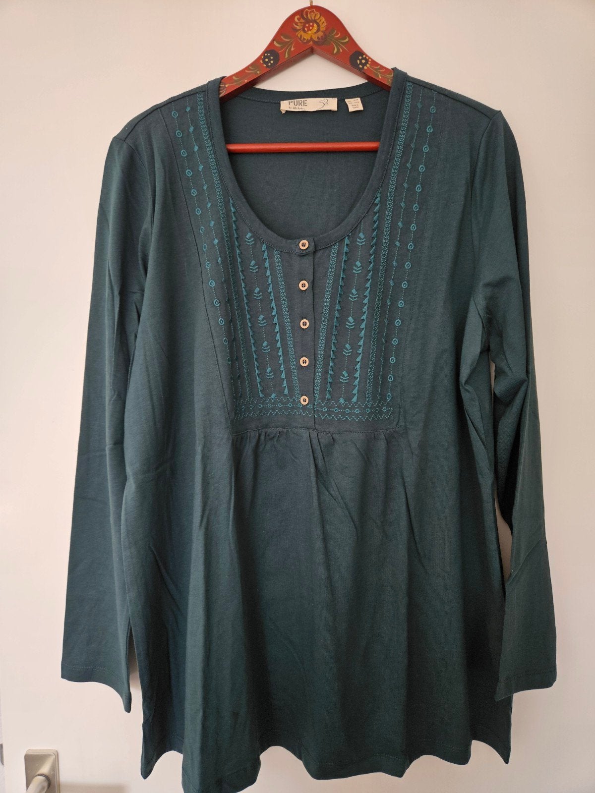 Tuniek Shirt Ulla Popken Biokatoen Nieuw!, Kleding | Dames, T-shirts, Maat 46/48 (XL) of groter, Nieuw, Ophalen of Verzenden, Korte mouw