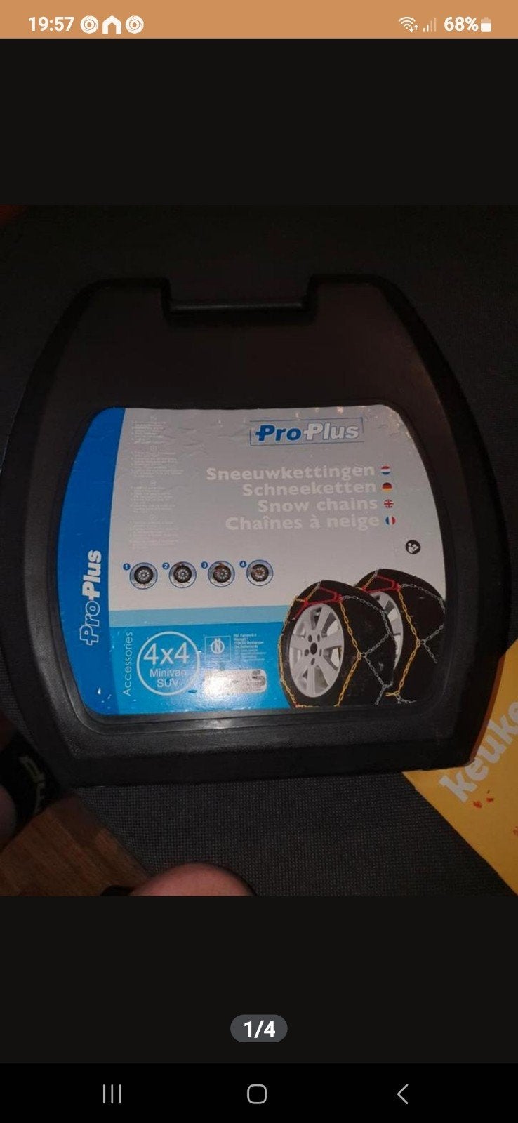 Grote wielen sneeuwkettingen, Ophalen of Verzenden