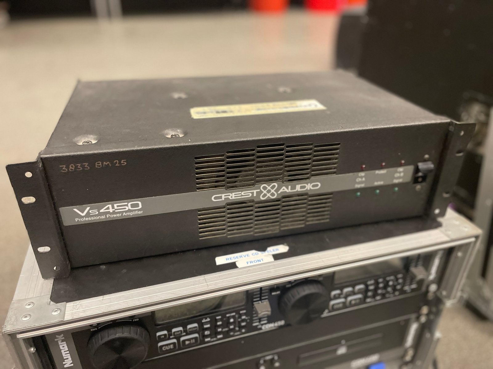Crest Audio VS450 Professionele Eindversterker, Gebruikt, Crest audio, Onzin, Crest@crest.com