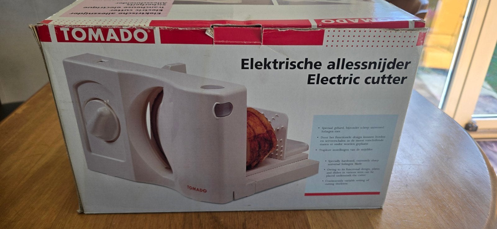 Te koop Tomado Elektrische allessnijder/snijmachine., Ophalen of Verzenden, Zo goed als nieuw